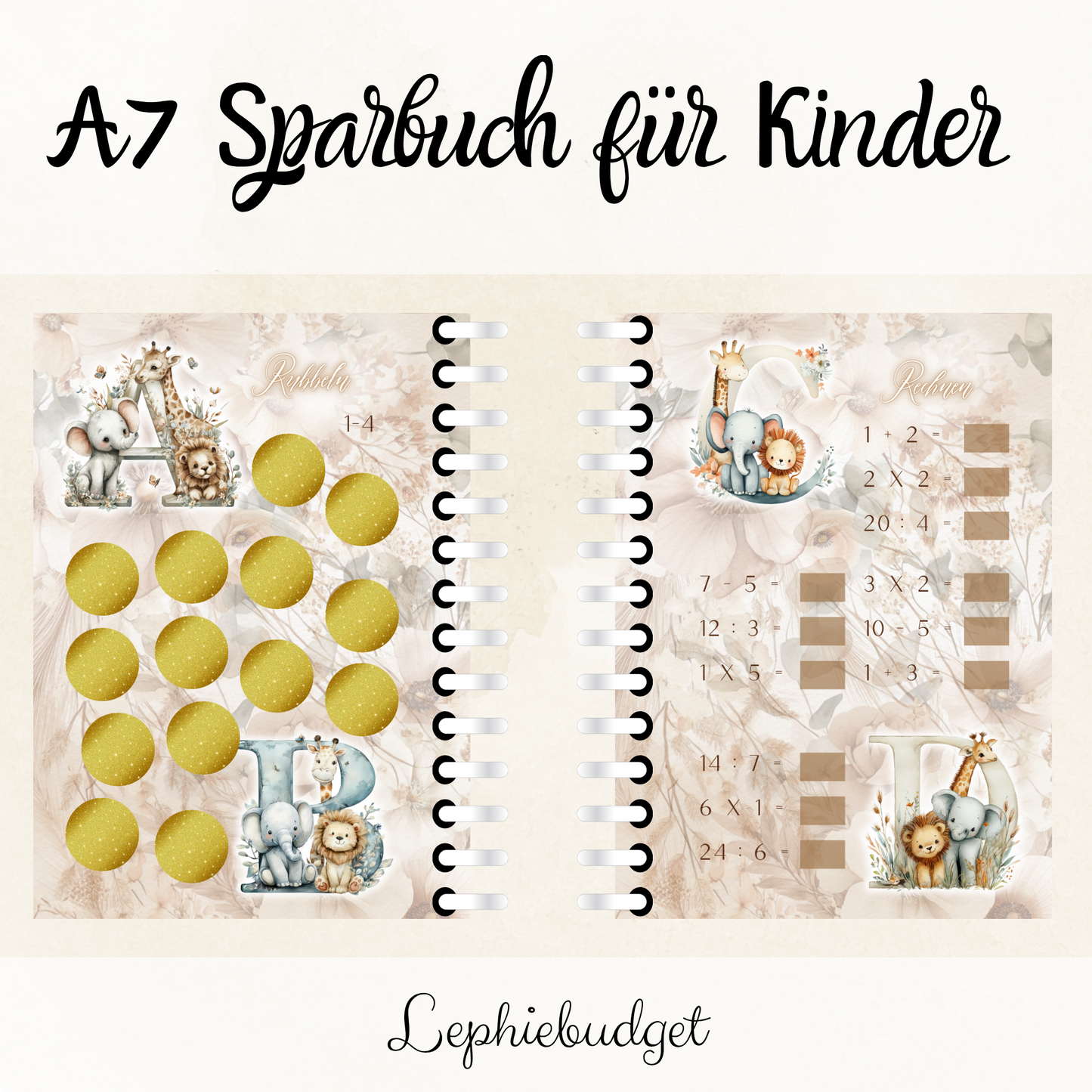 Kinder Sparbuch / A7