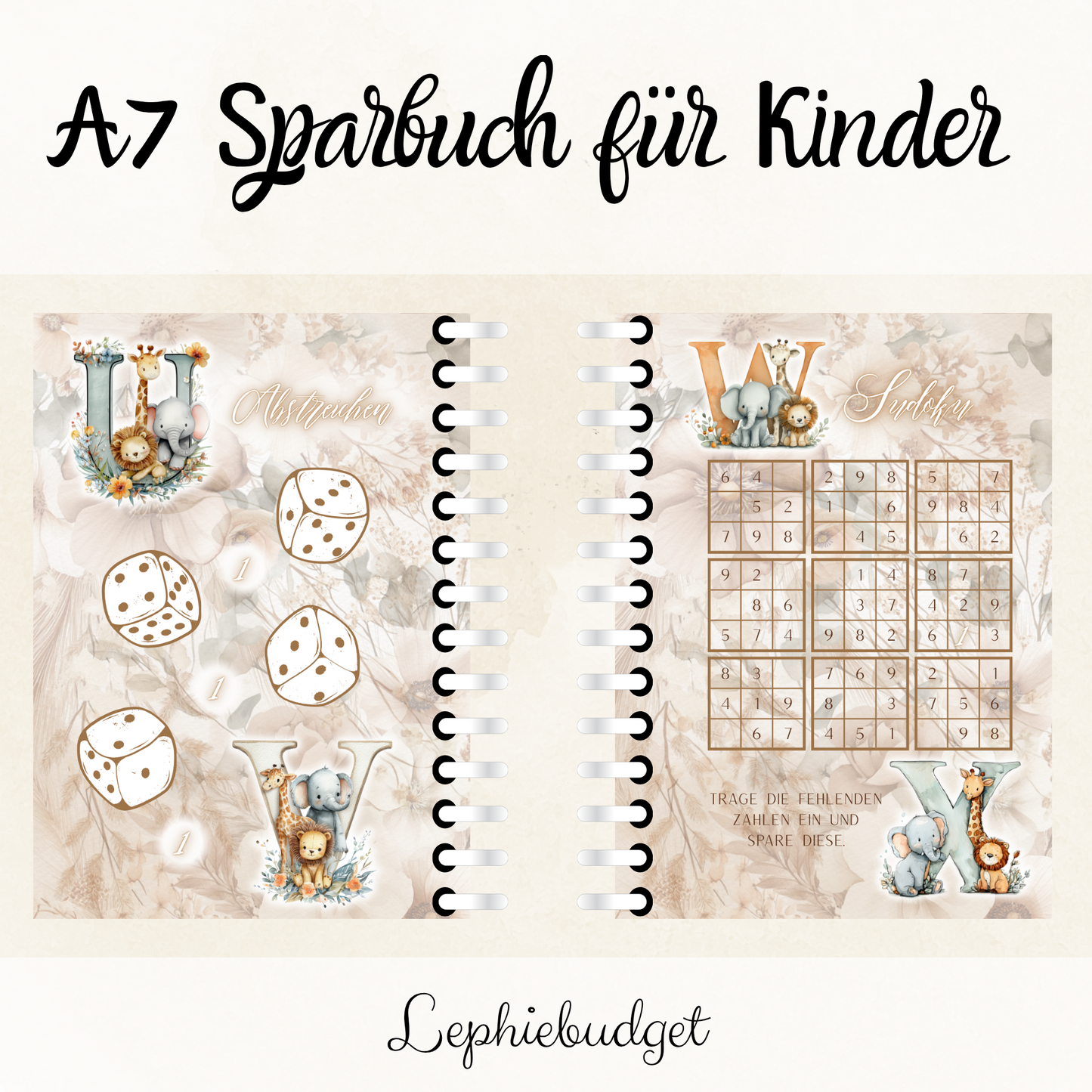 Kinder Sparbuch / A7