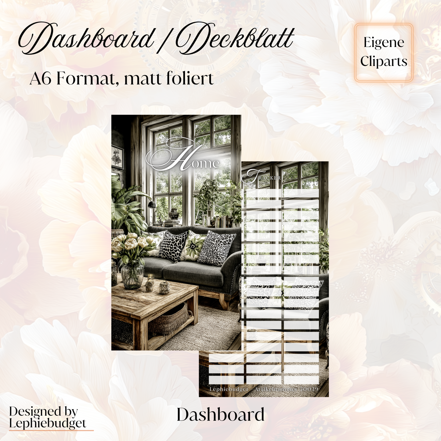Dashboard und Deckblatt "Home"