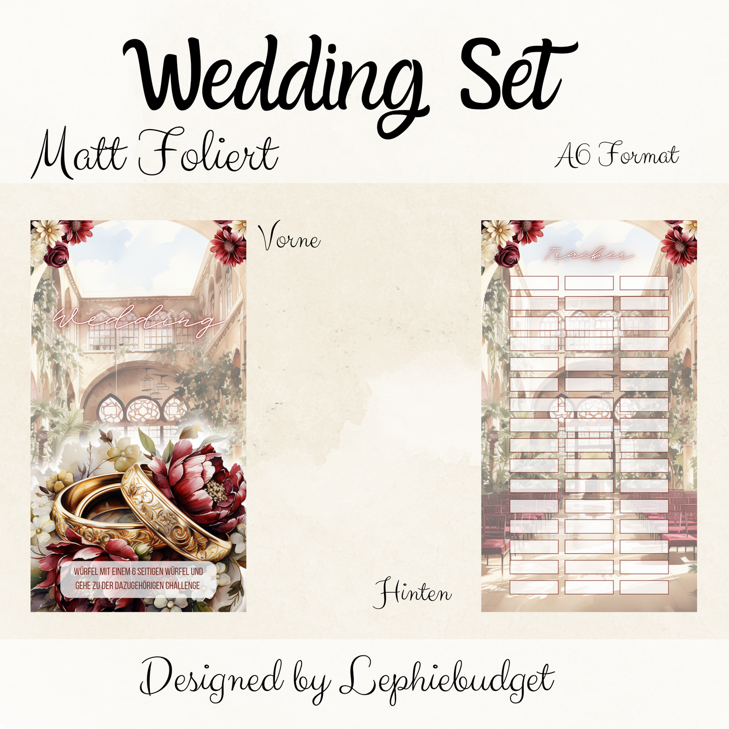 Wedding Set / Klappkarte