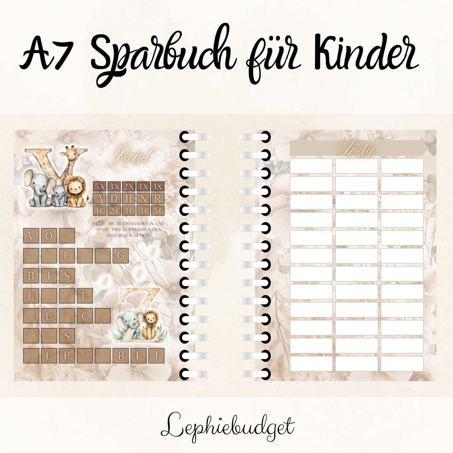 Kinder Sparbuch / A7