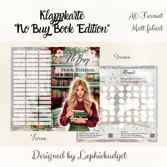 No Buy Book Edition / Klappkarten